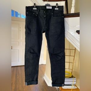 Gustin #286 Black Skinny Raw Selvedge